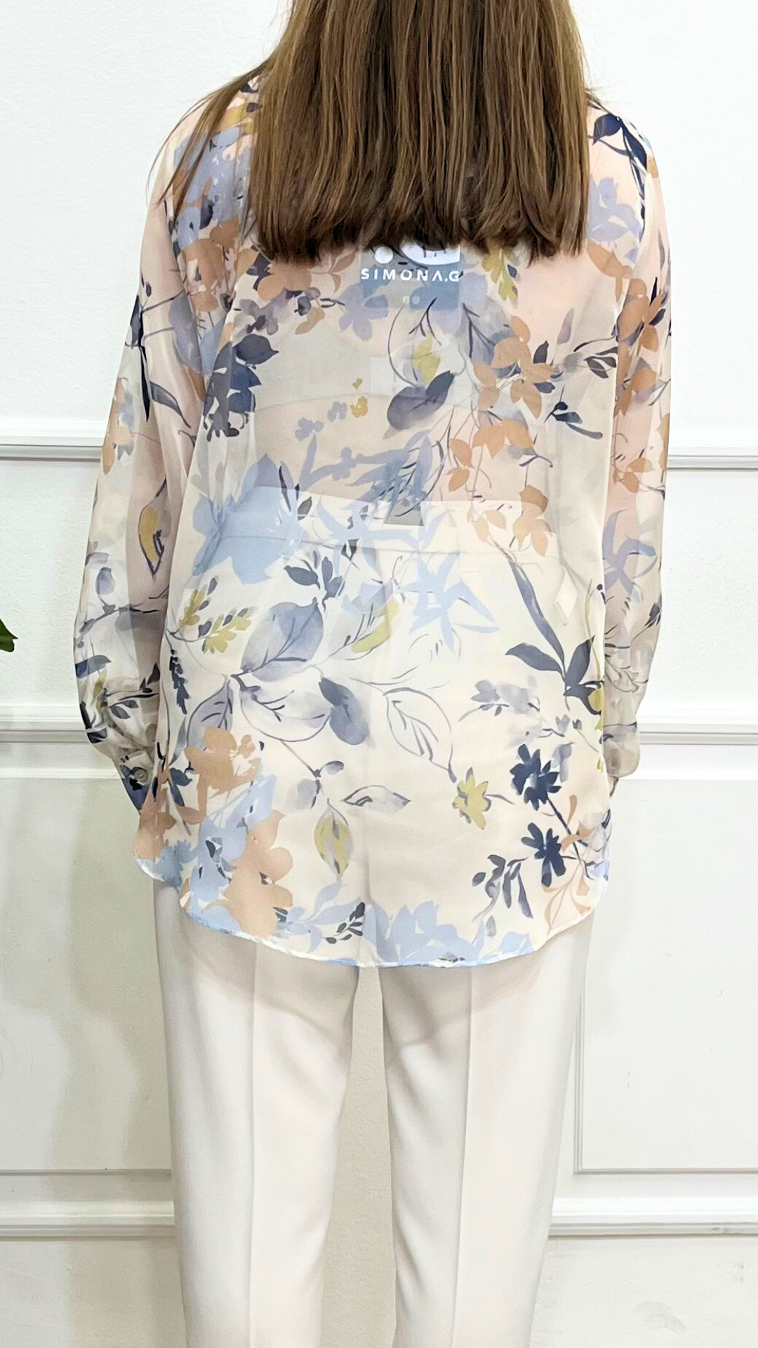 Camicia a Fantasia Fiori - SIMONA G.