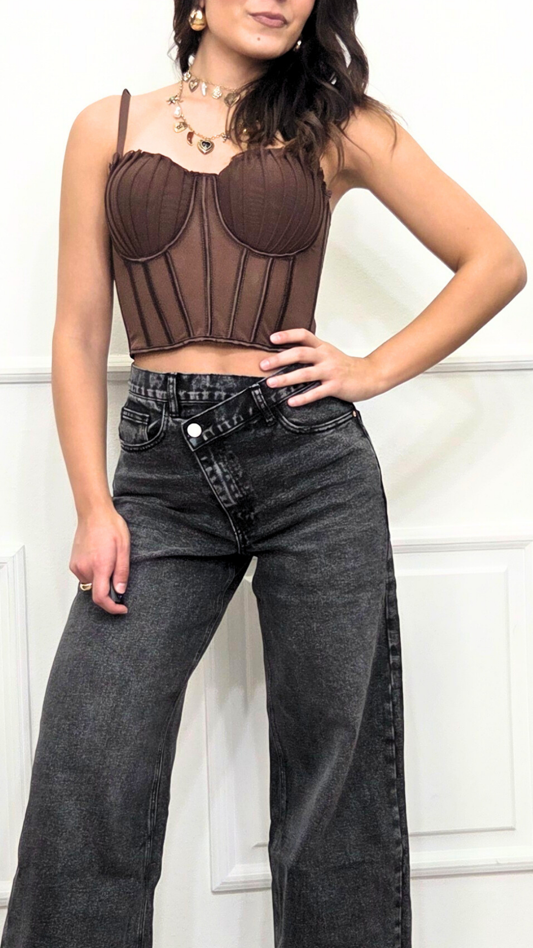 TOP CORSETTO COPPE A CONCHIGLIA - VINCEOTTO