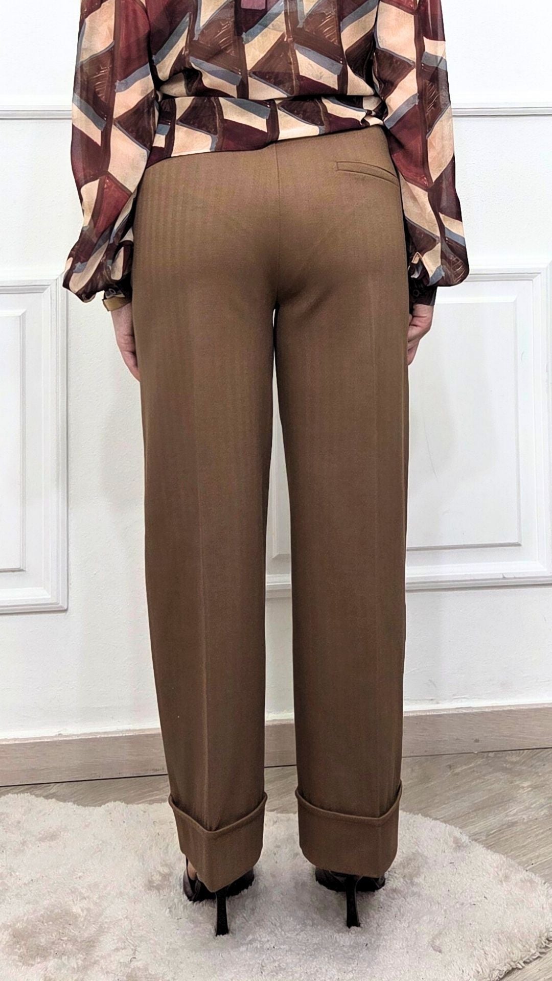 Pantalone con piegone - EXTASY