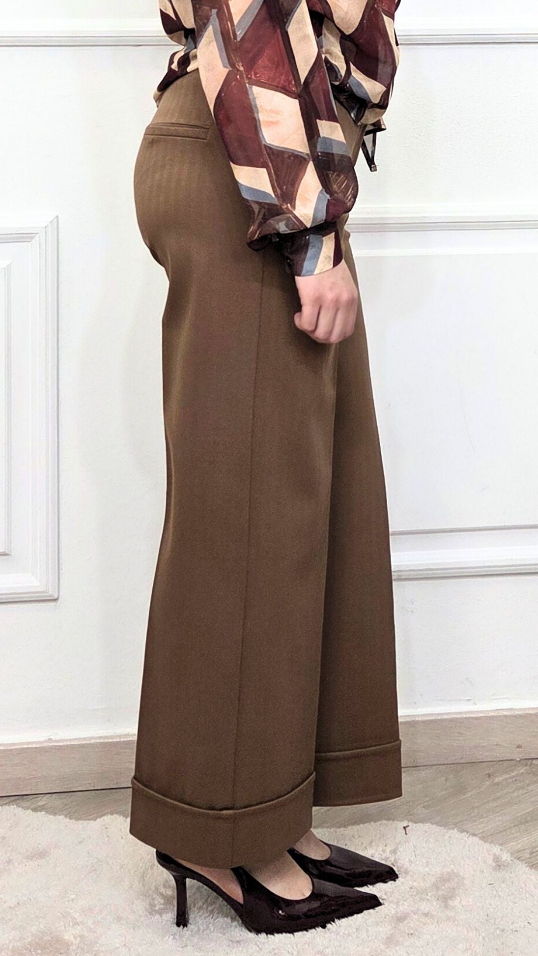 Pantalone con piegone - EXTASY