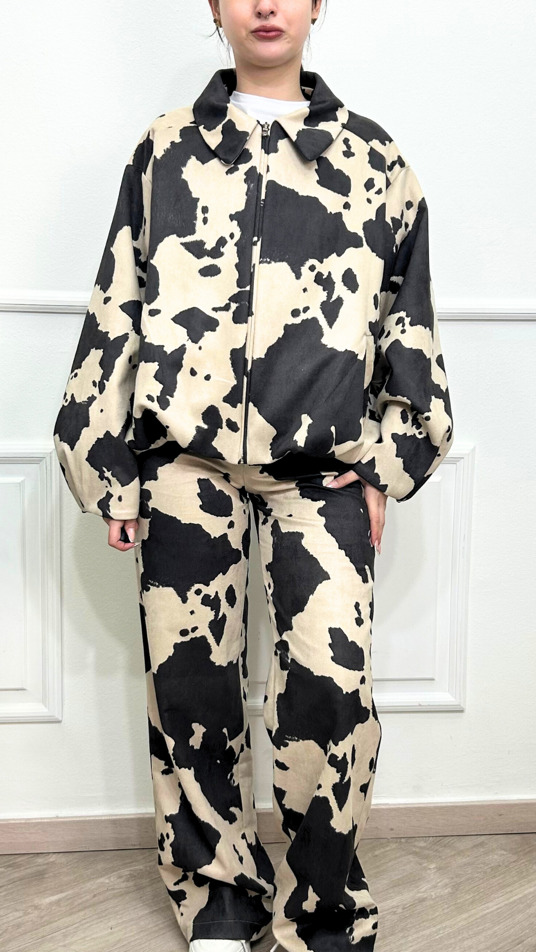 Giacca Scamosciata Cow - LUMINA