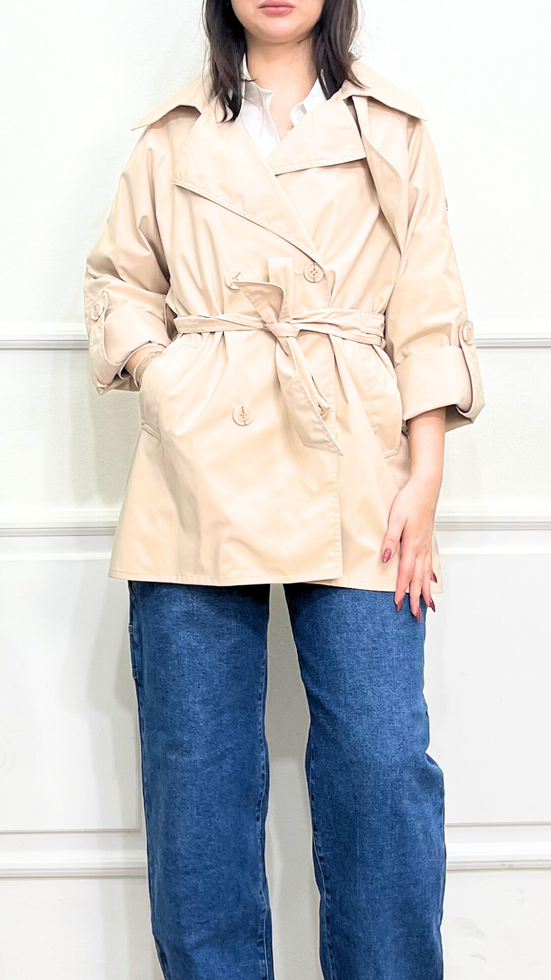 Trench con cintura - LINDA'S