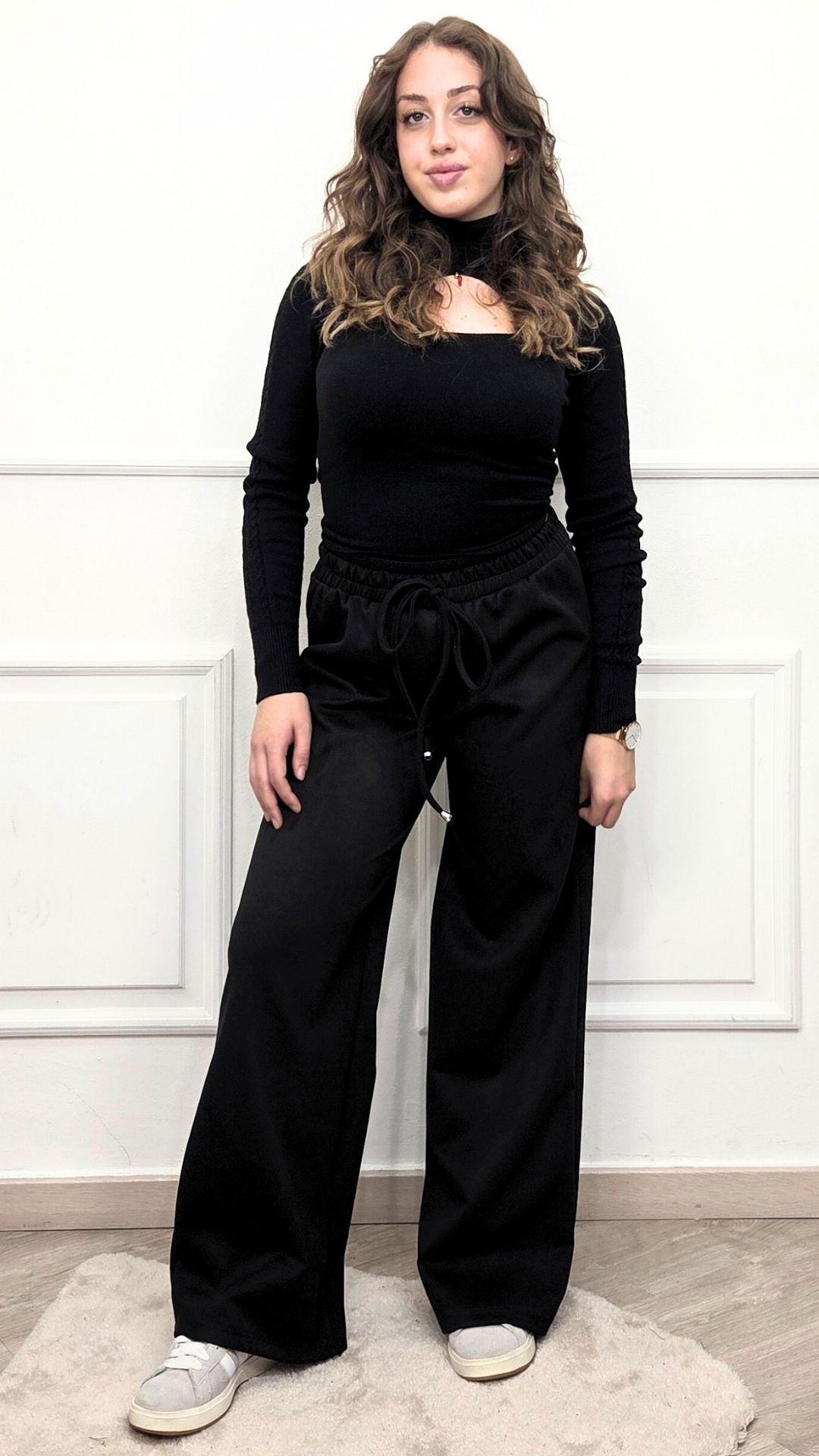 PANTALONI WIDE LEG - M!A F