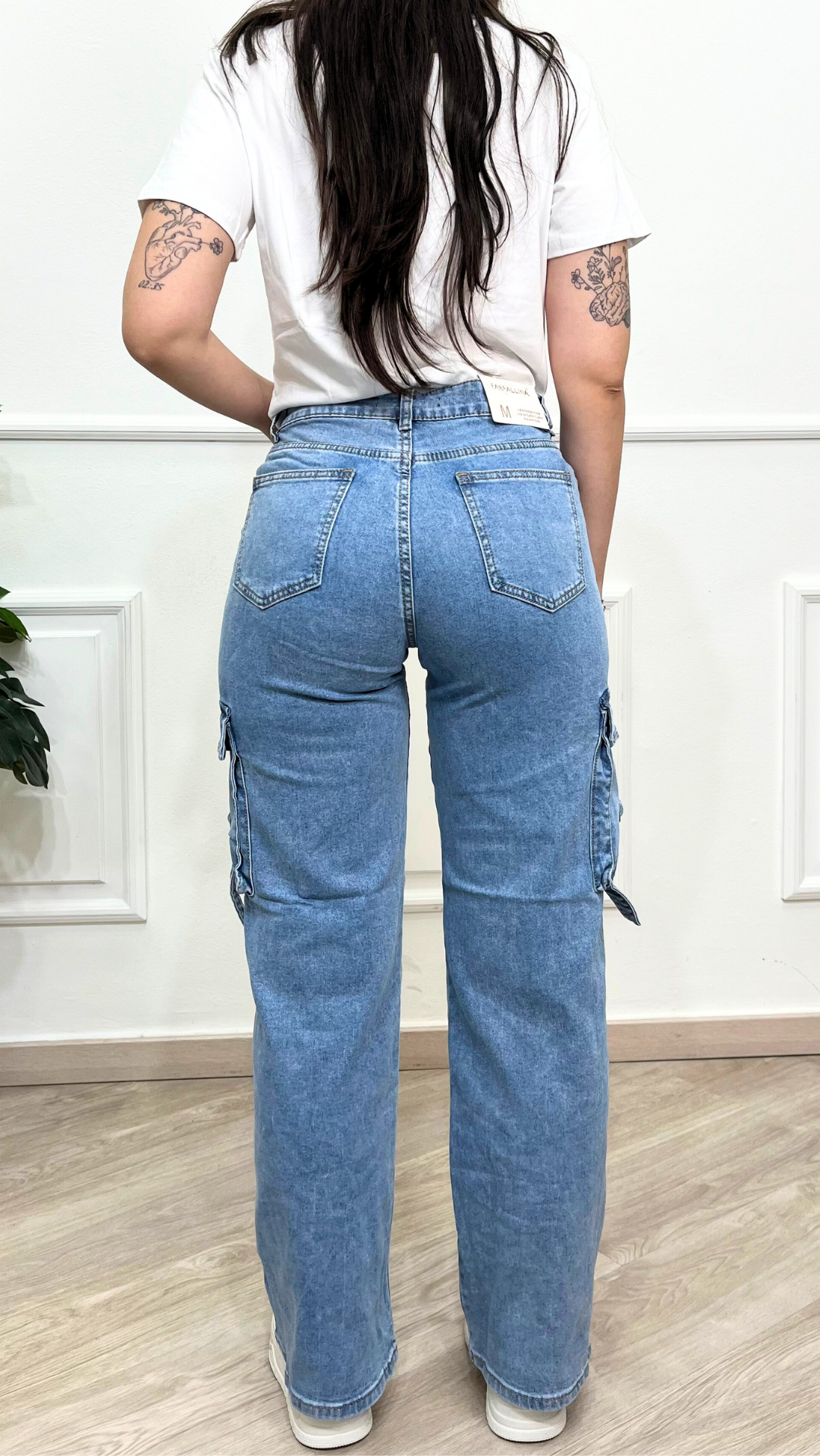 Jeans cargo - Butterfly