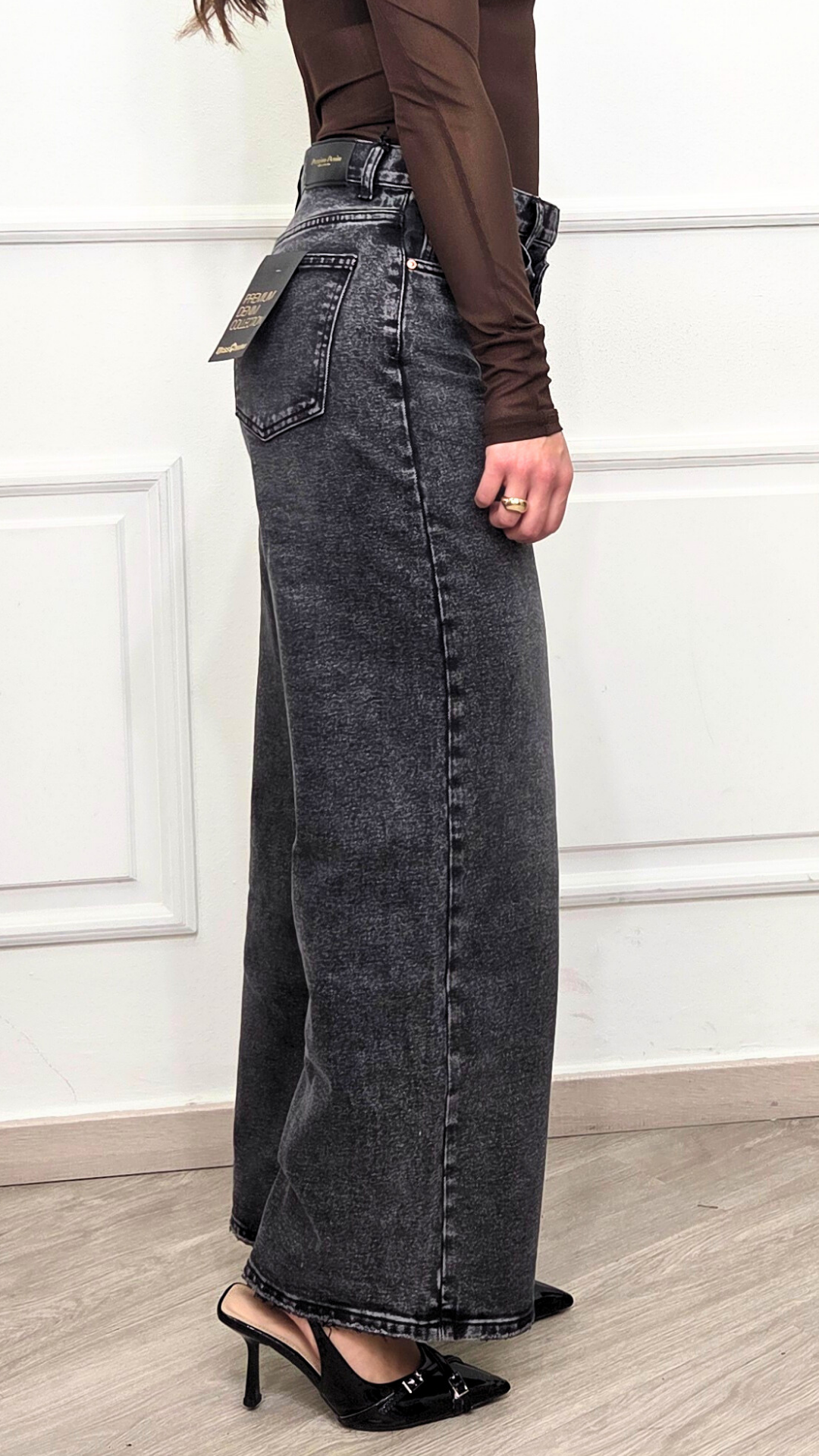 JEANS VITA ASIMMETRICA - MISS BONBON