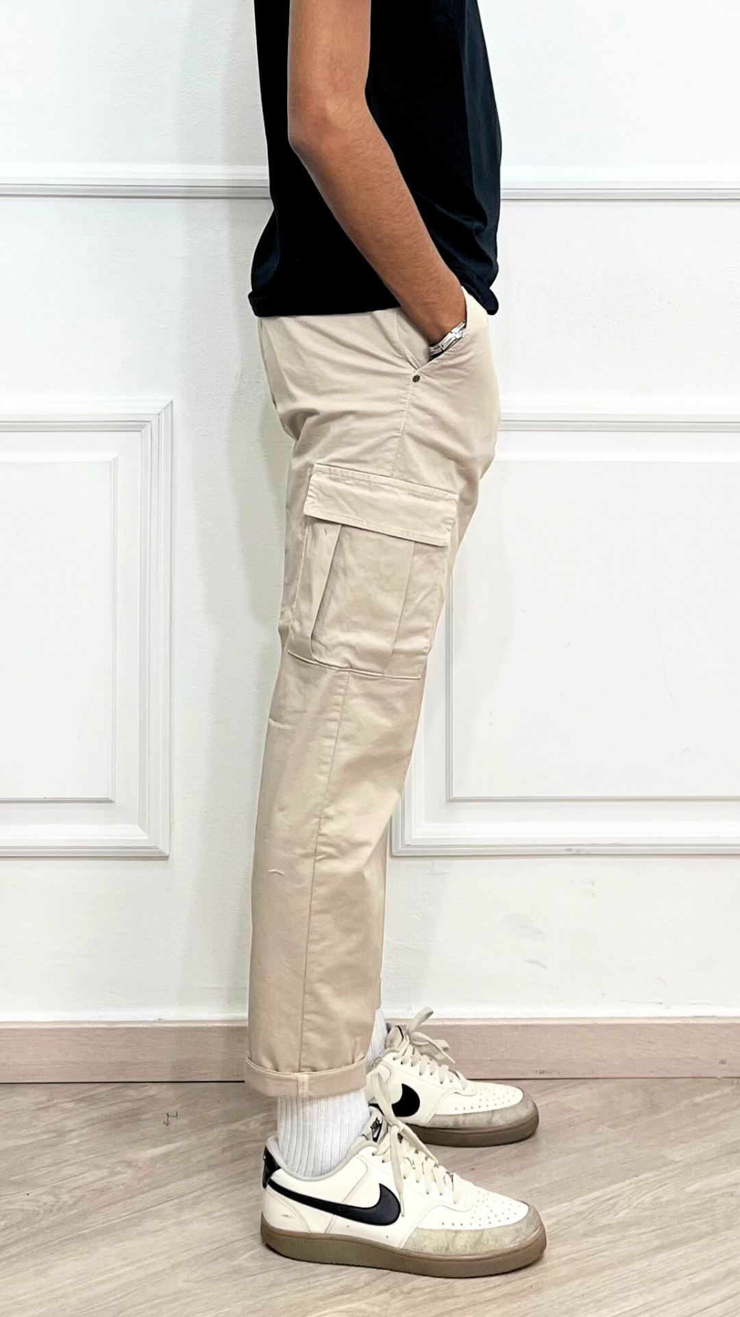 Pantalone in Cotone Cargo - BLACKSVNDAY
