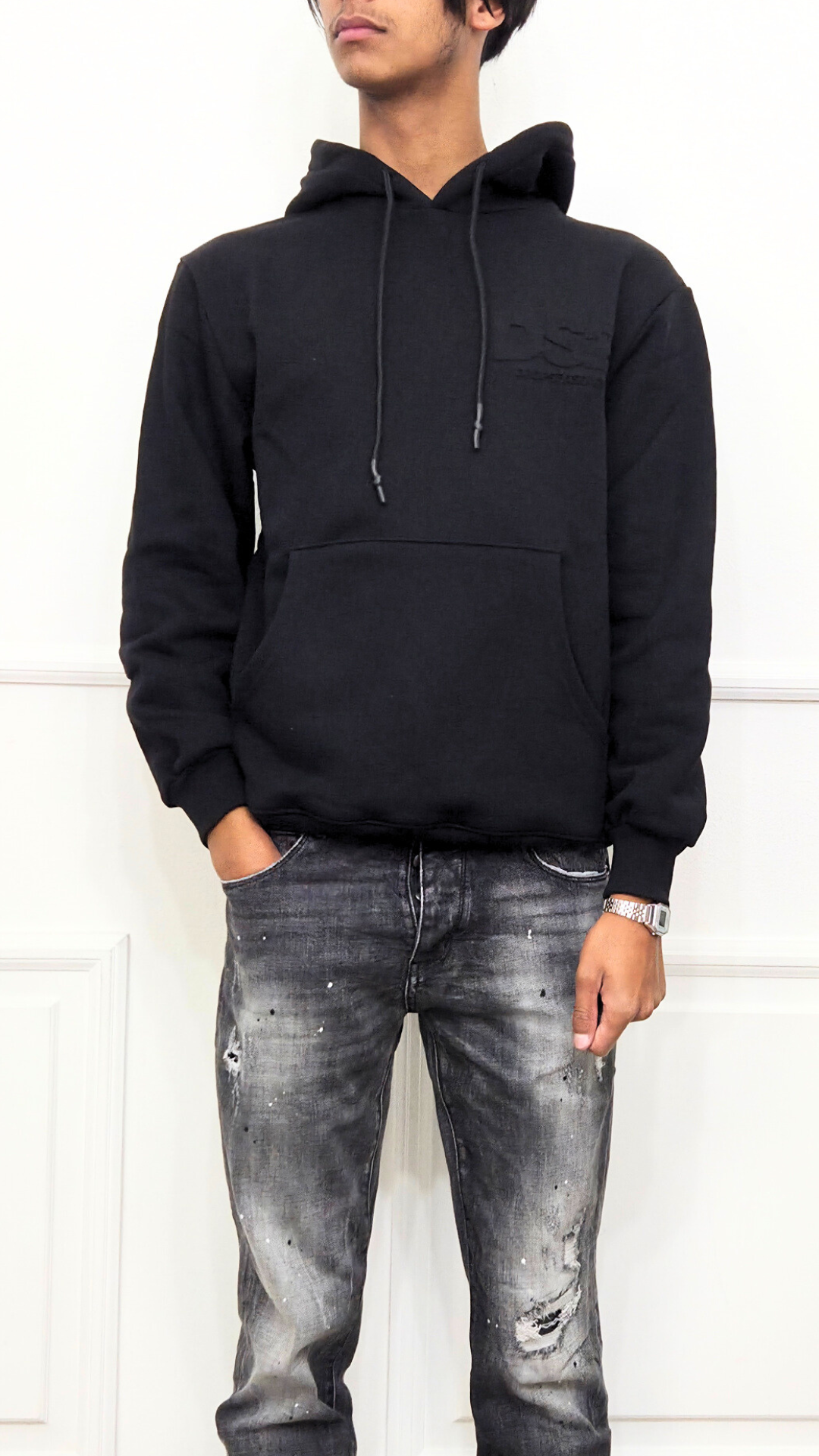 Felpa con cappuccio DS2