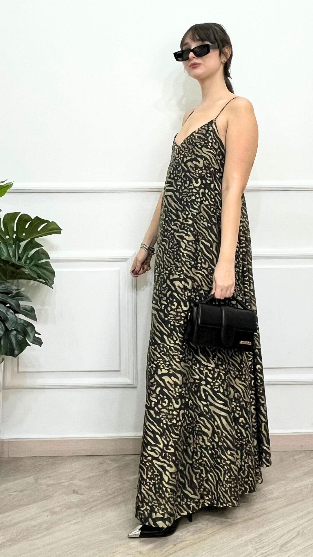 Abito Lungo Animalier - LUMINA