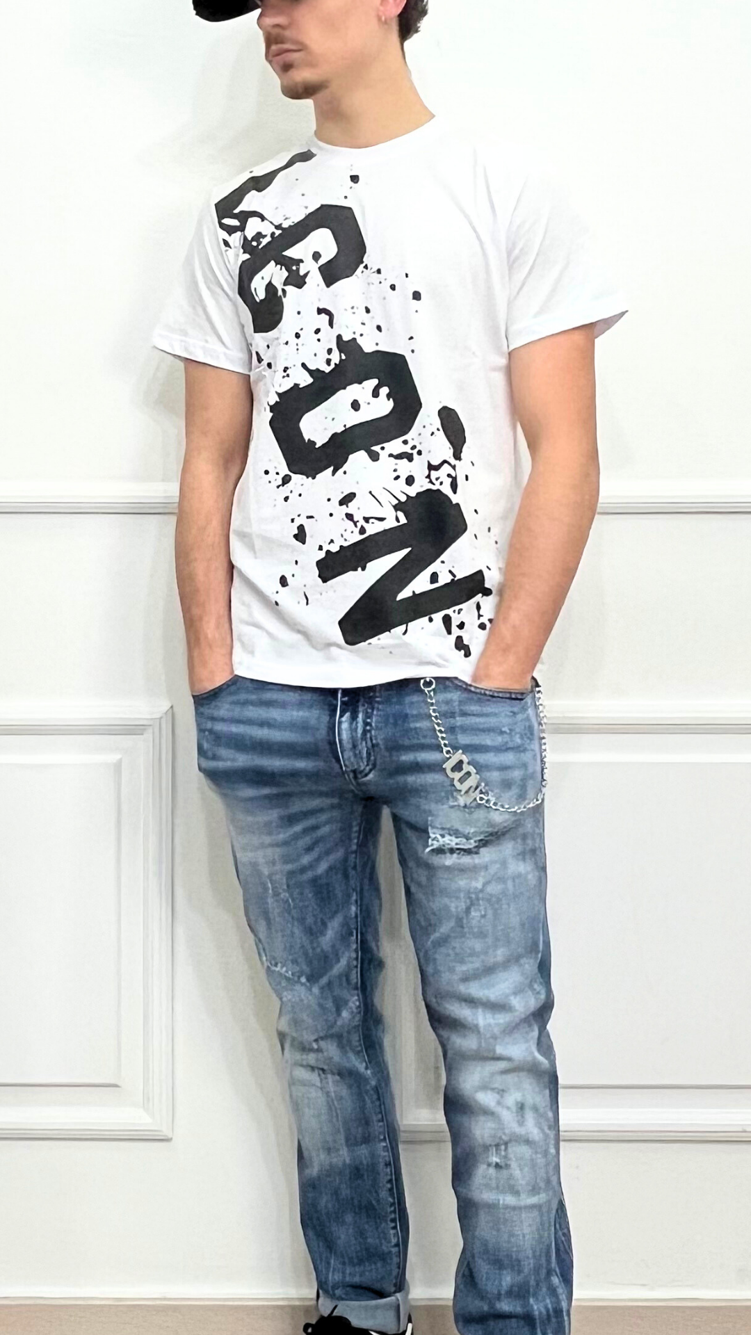 T-shirt schizzi trasversali - ICON