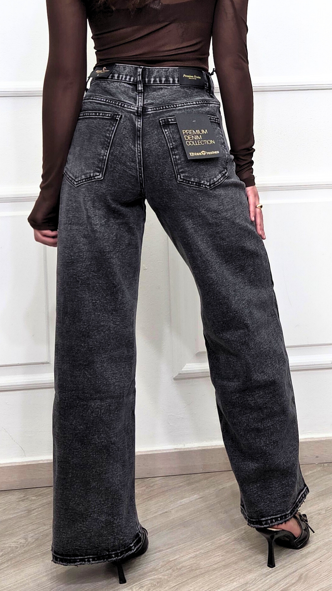 JEANS VITA ASIMMETRICA - MISS BONBON