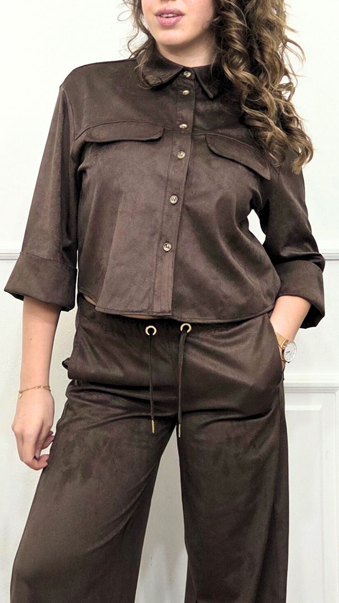 Camicia con risvolto alle maniche - EXTASY