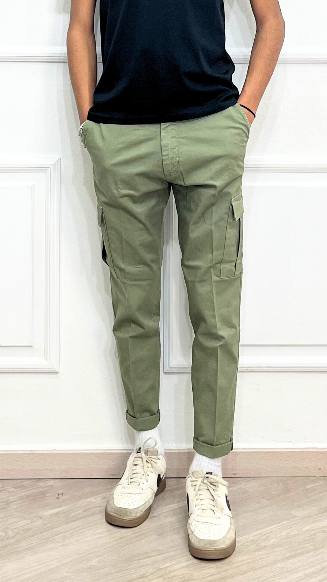 Pantalone in Cotone Cargo - BLACKSVNDAY