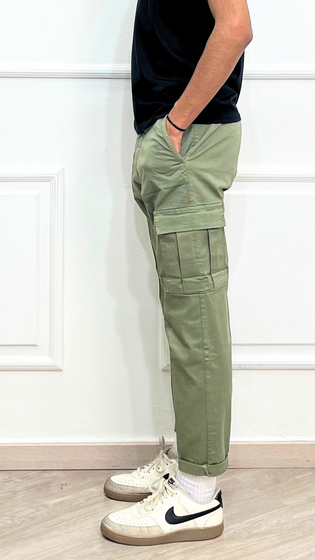 Pantalone in Cotone Cargo - BLACKSVNDAY