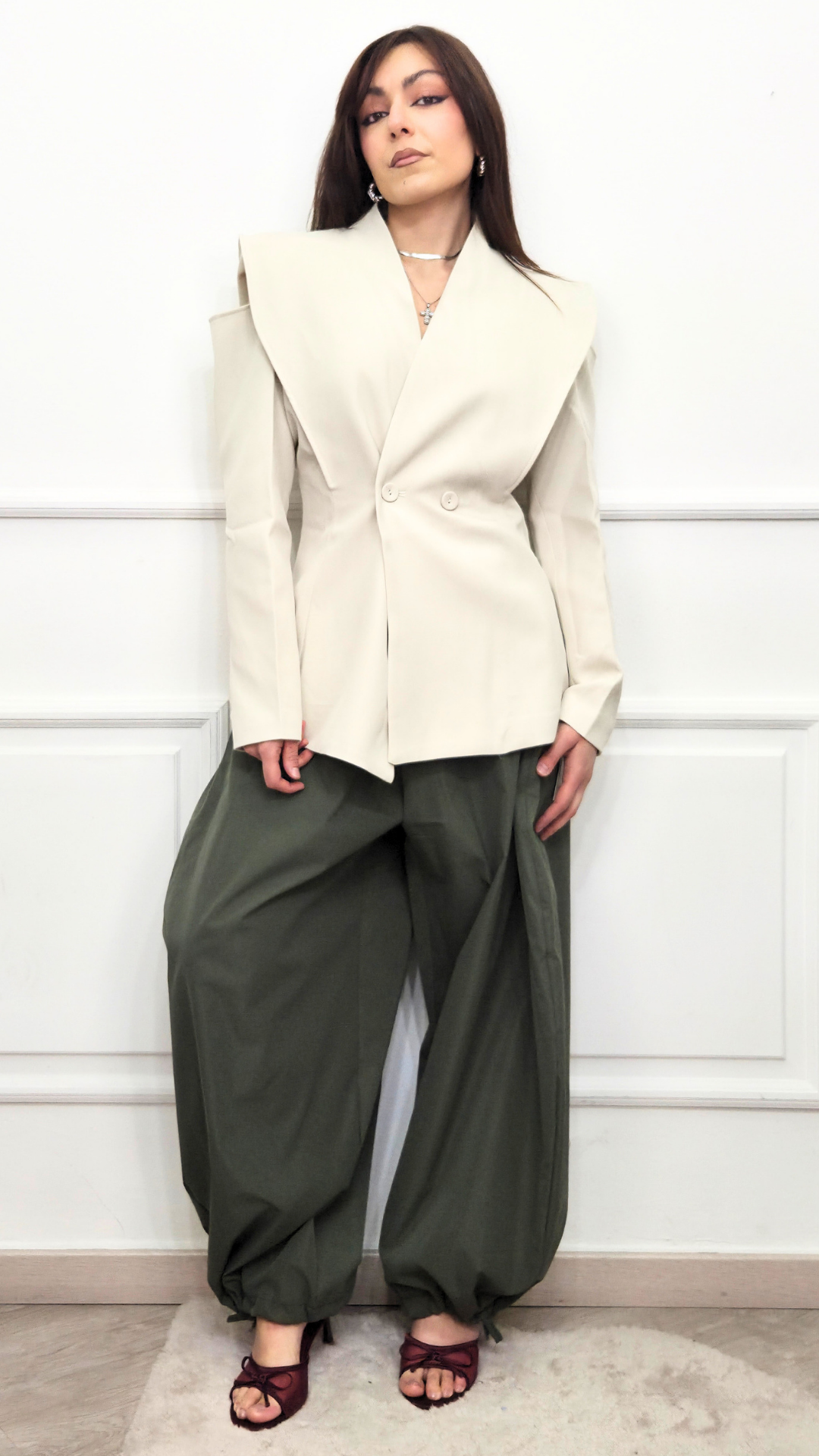 Blazer Ivory Elegance