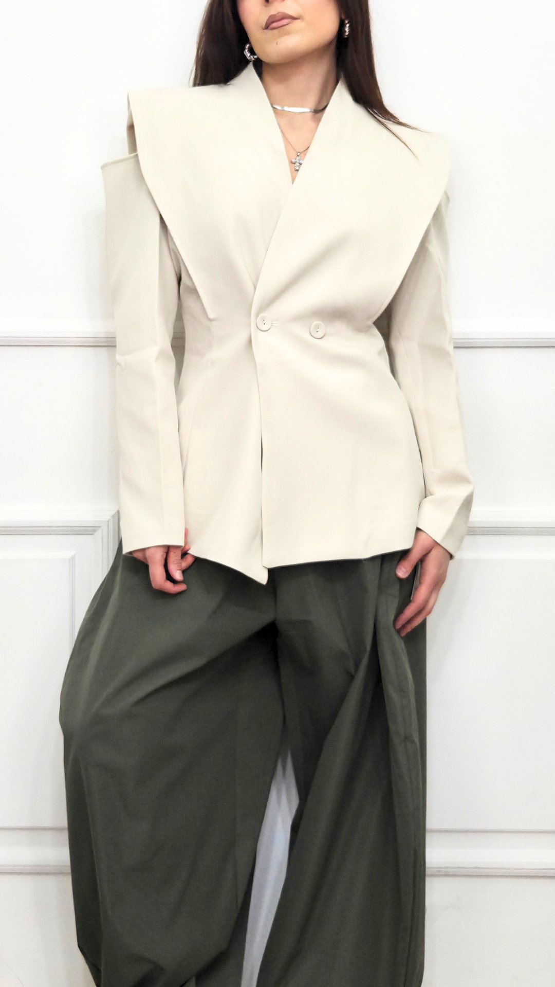 Blazer Ivory Elegance