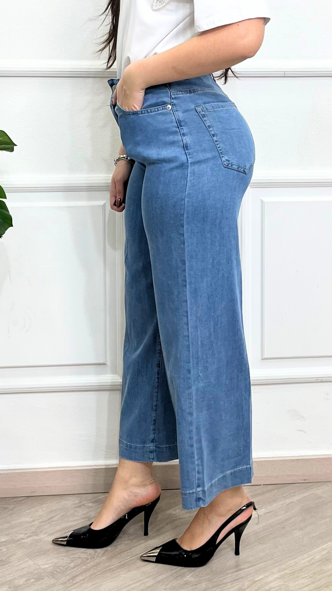 Jeans comodo in cotone - LINDA'S