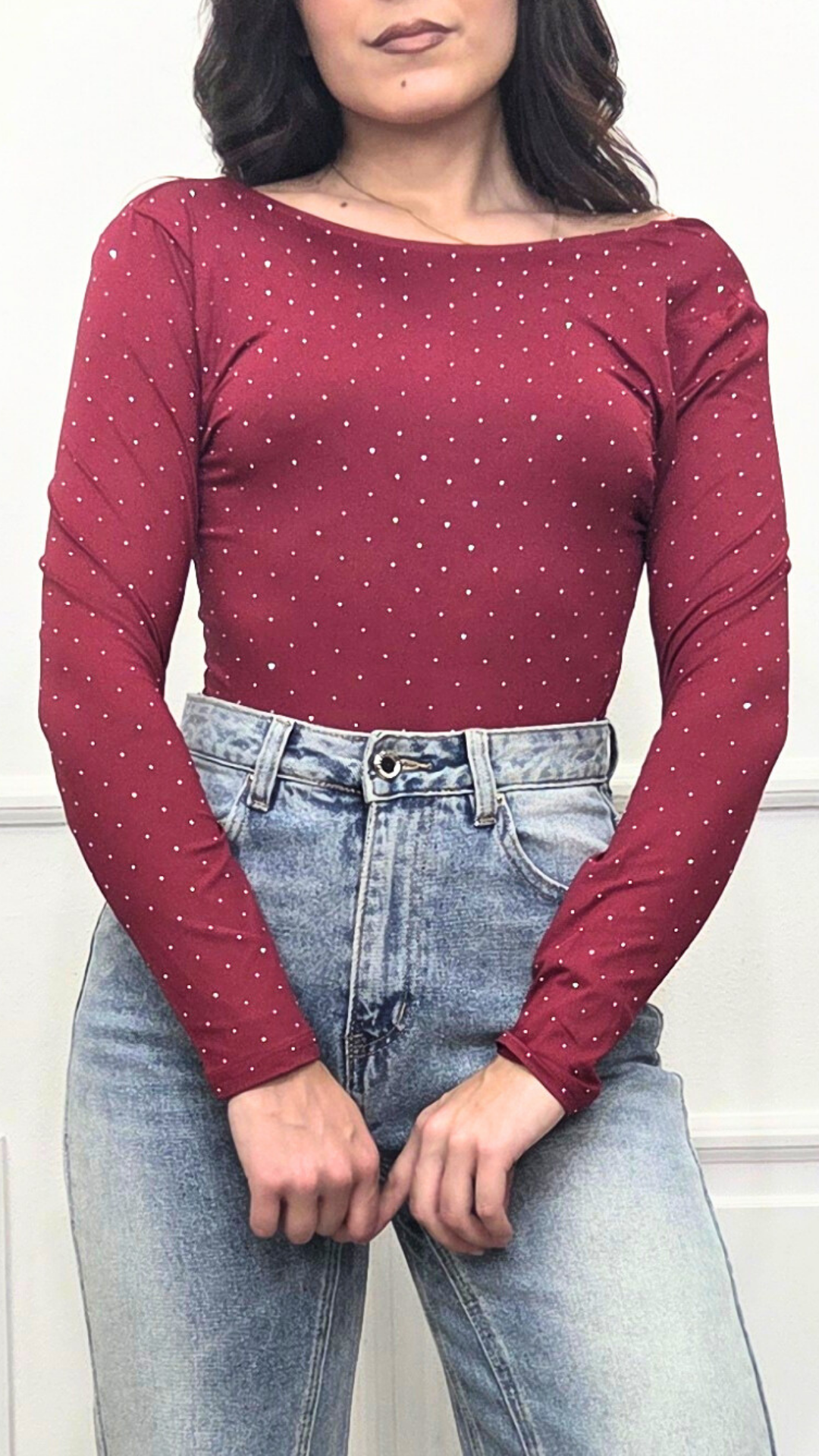 BODY CON BRILLANTINI - VINCEOTTO