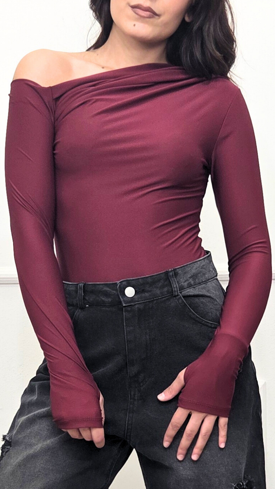 TOP ASIMMETRICO - M@SS