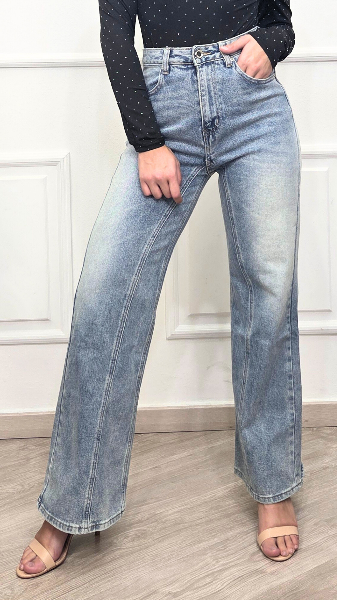 JEANS VITA ALTA - SEE SEE PARIS