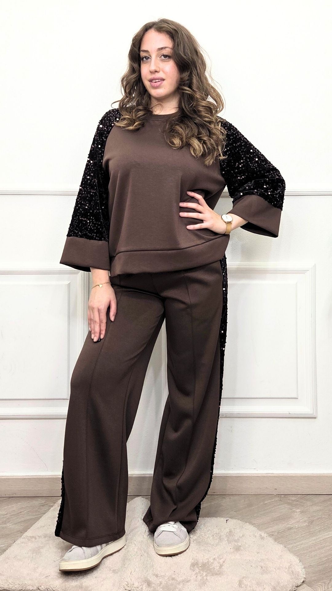 PANTALONE PAILLETTES - EXTASY ITALY