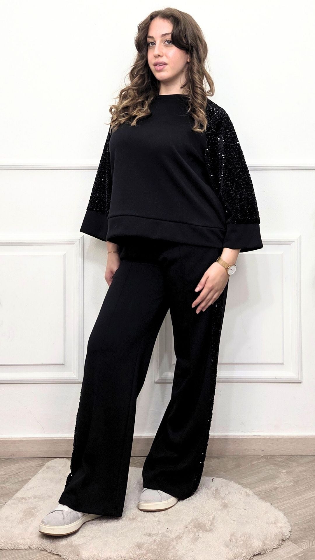 PANTALONE PAILLETTES - EXTASY ITALY