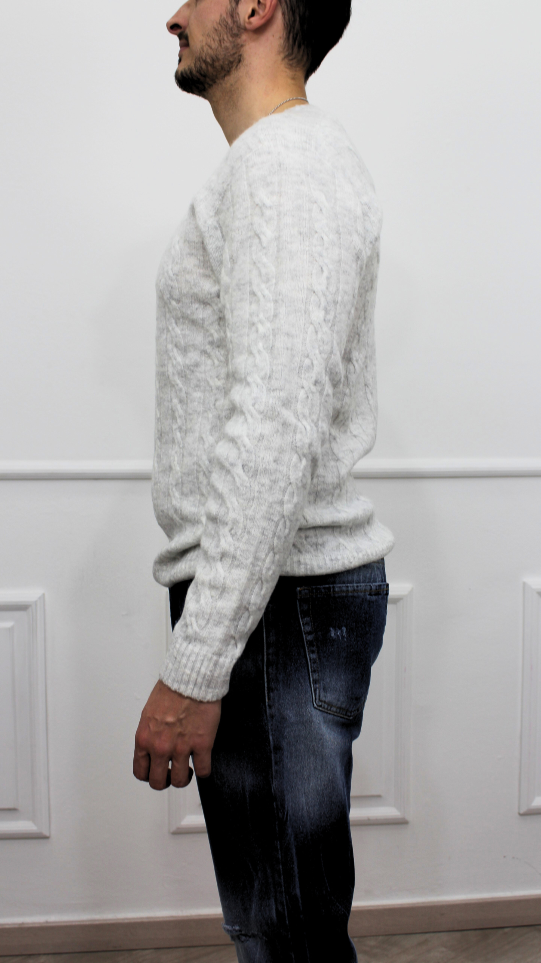 Maglione morbido a trecce - Blacksvnday