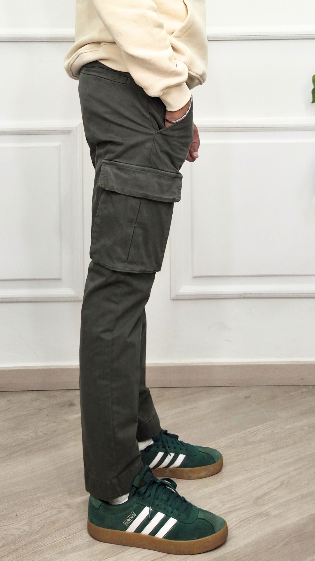 Pantalone cargo - PIGMENTO