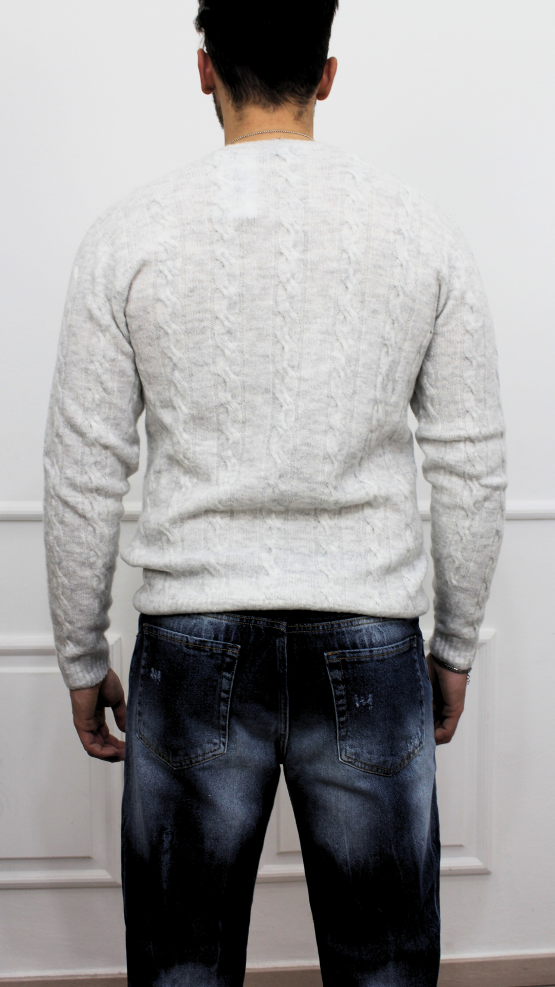 Maglione morbido a trecce - Blacksvnday