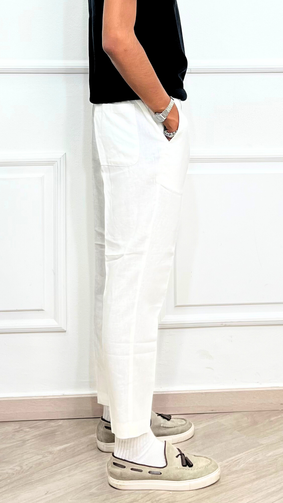 Pantalaccio in Lino