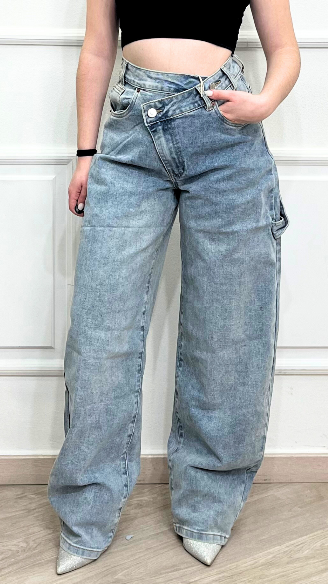Jeans asimmetrico