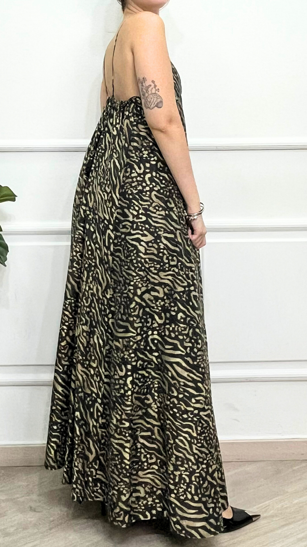 Abito Lungo Animalier - LUMINA
