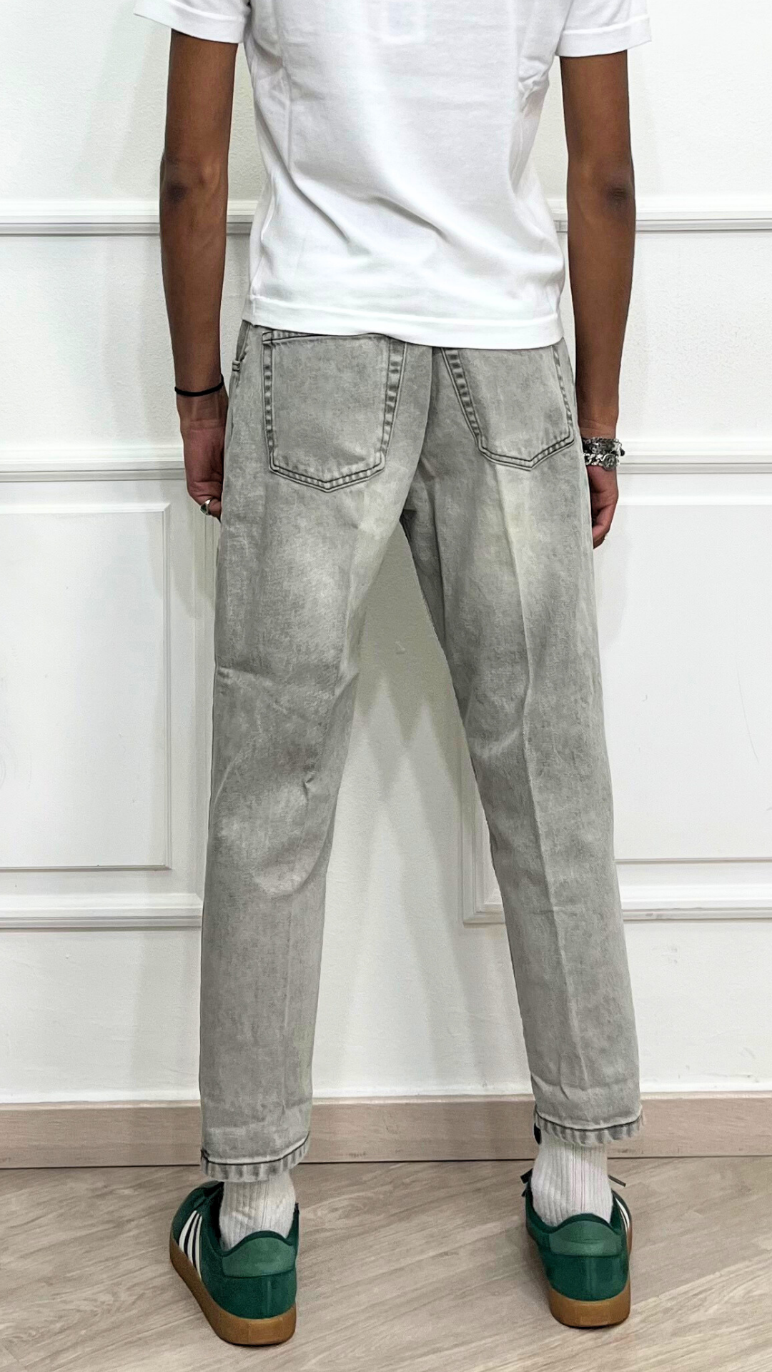 Jeans Marmorizzato Grigio - BLACKSVUNDAY