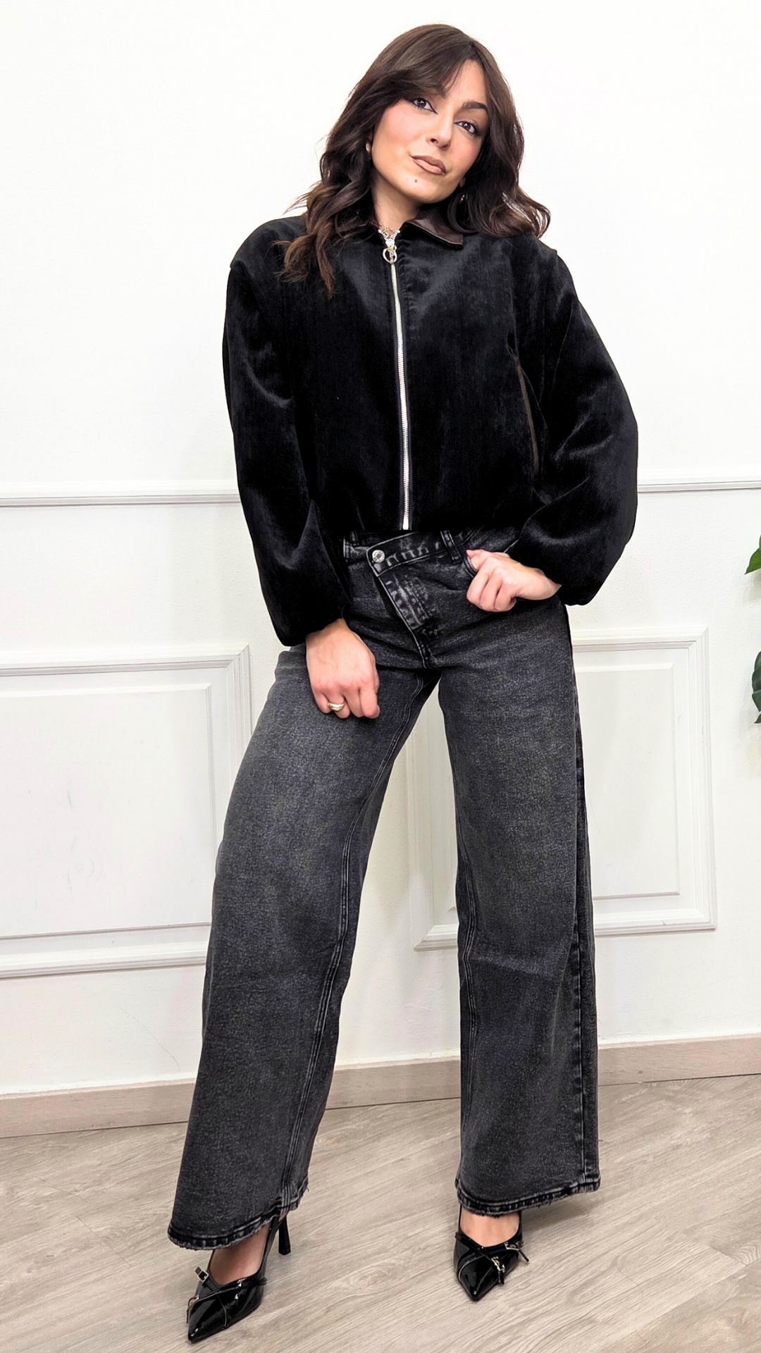 GIACCA CON CERNIERA - BLU ROYAL