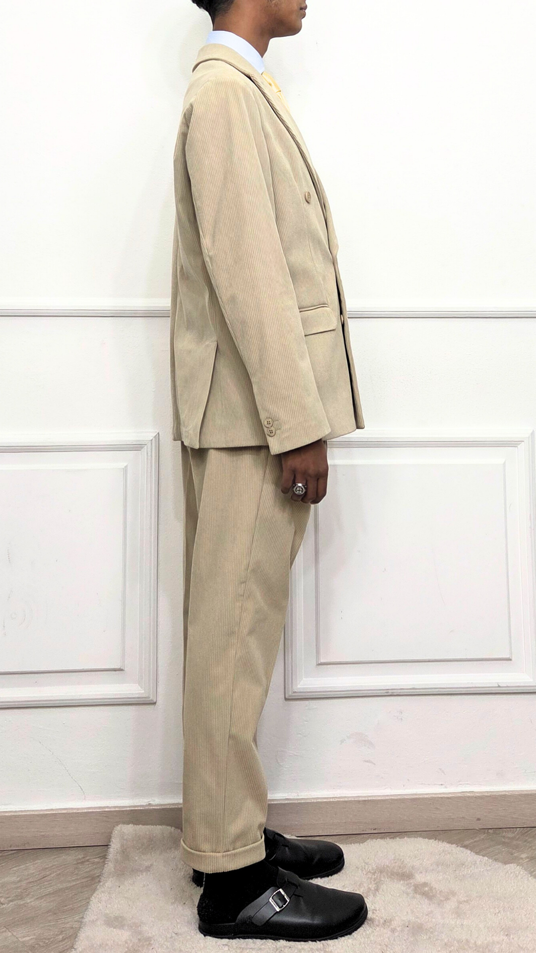 Abito doppiopetto a costine - BLACKSVNDAY