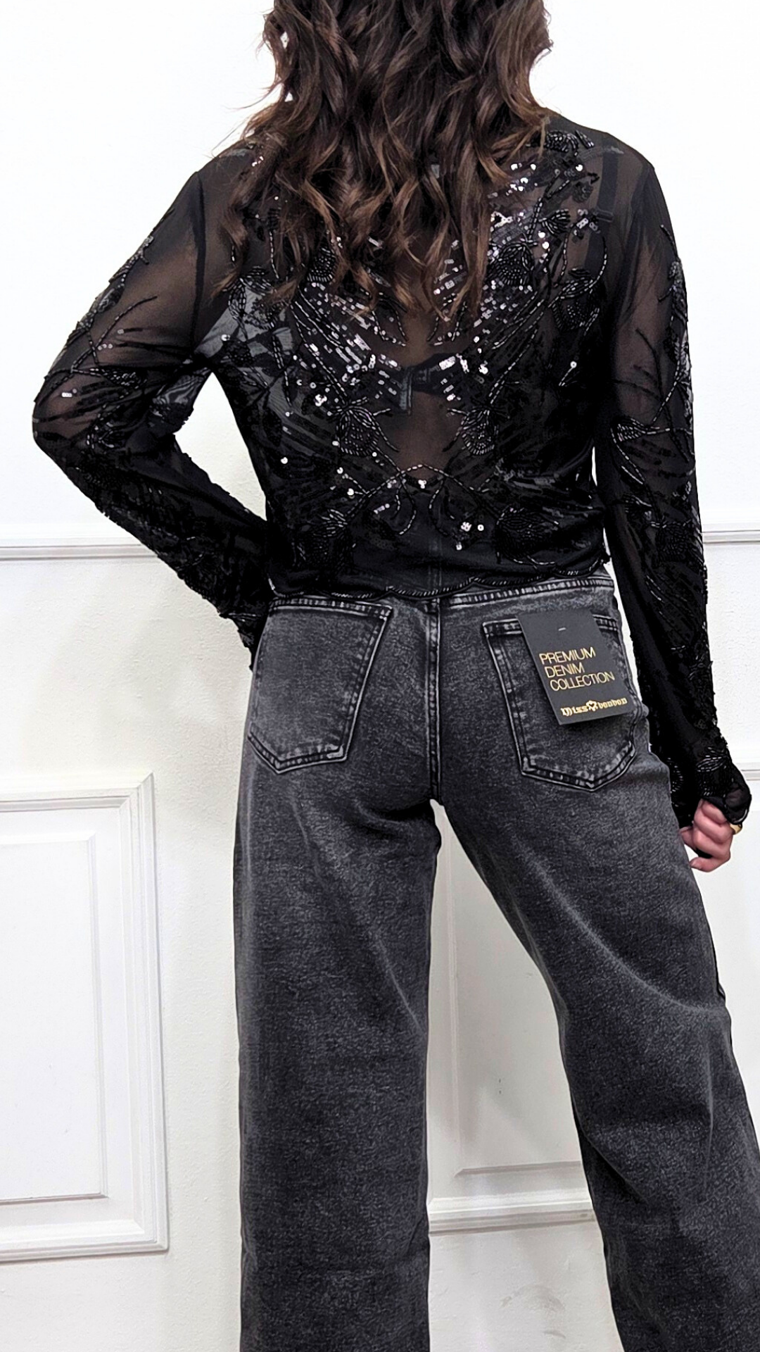 MAGLIA TRASPARENTE FLOREALE - DRÔLE DE COPINE PARIS