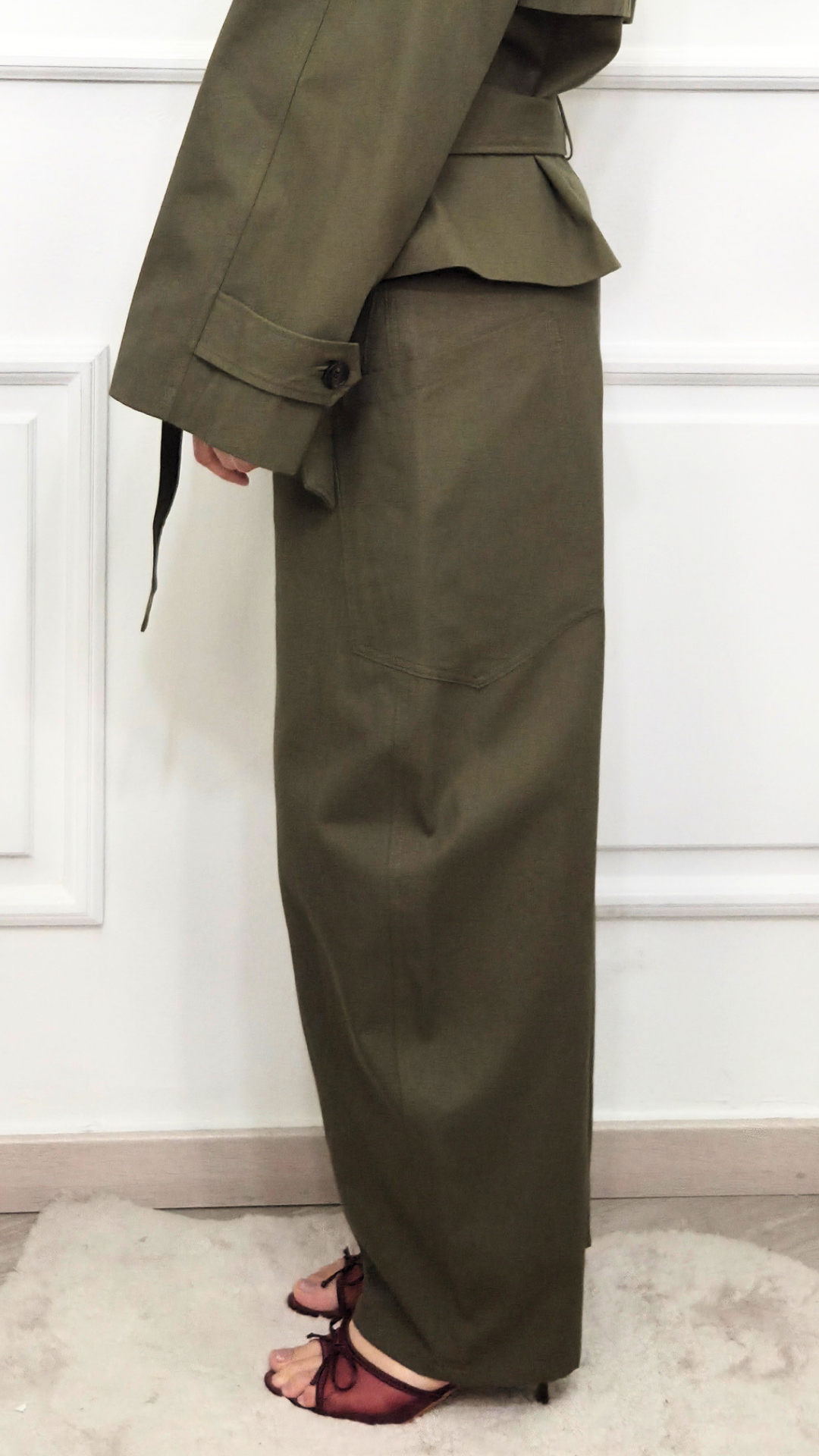 Pantalone Olive Balloon Lumina