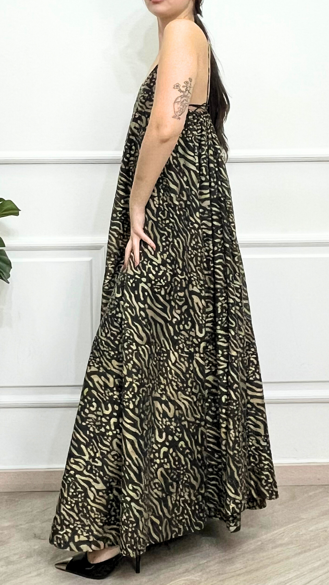 Abito Lungo Animalier - LUMINA