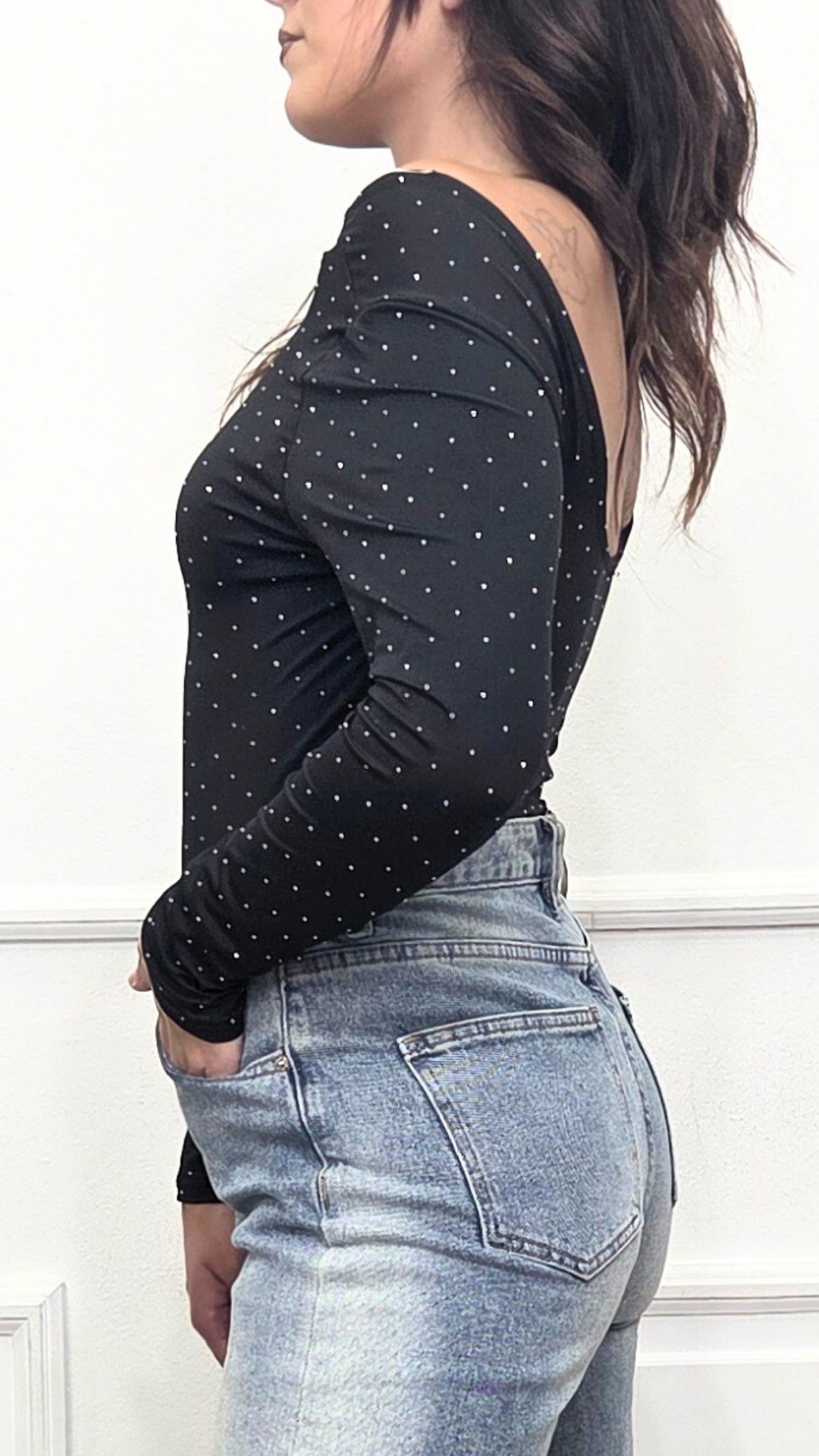 BODY CON BRILLANTINI - VINCEOTTO