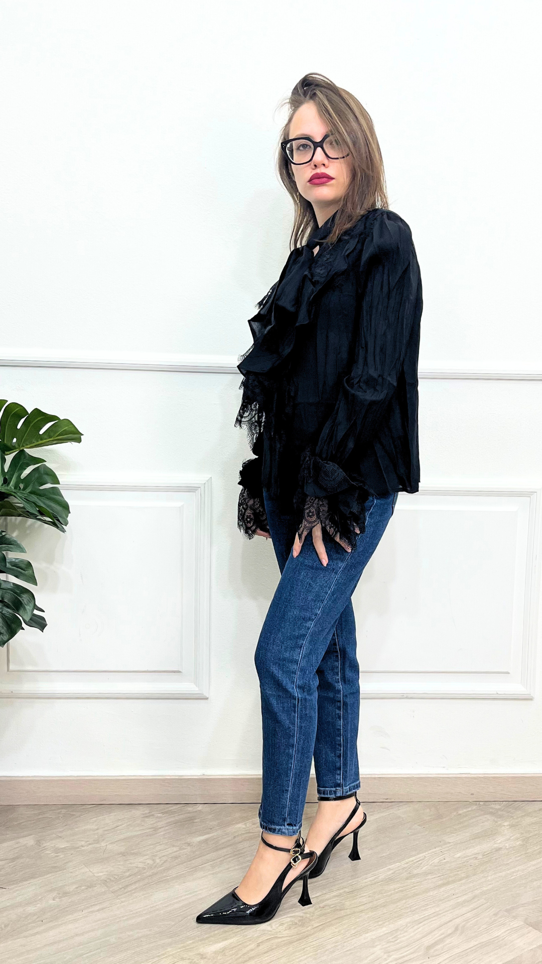 Camicia con pizzo - ELISA