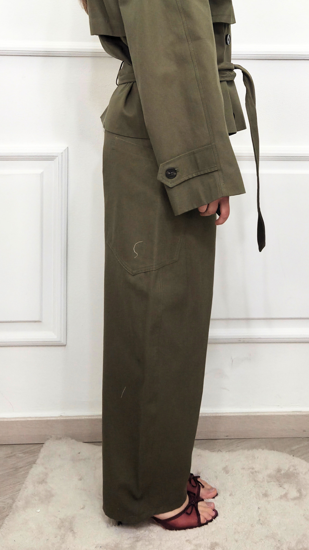 Pantalone Olive Balloon Lumina