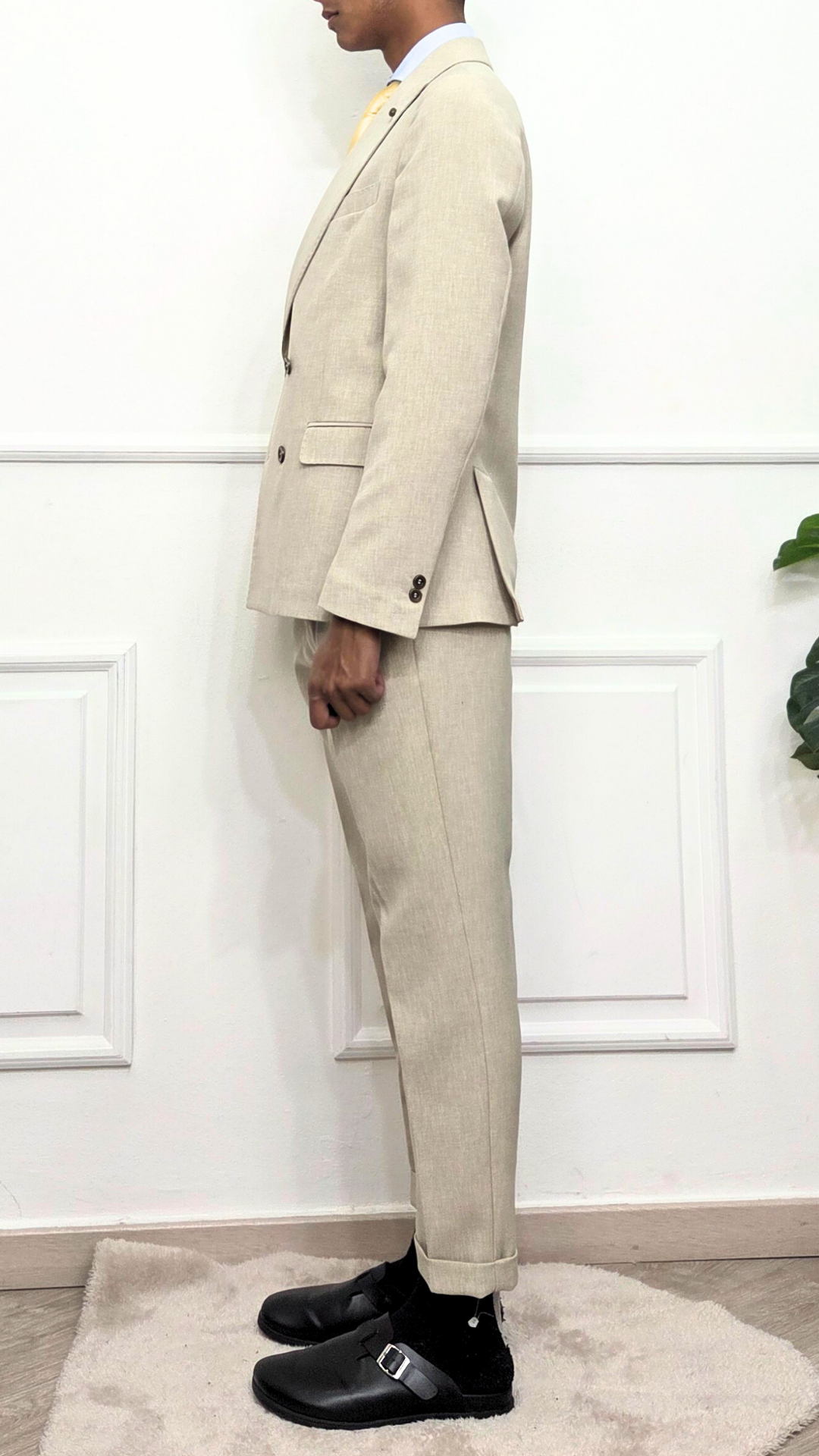 Abito doppiopetto Champagne - BLACKSVNDAY