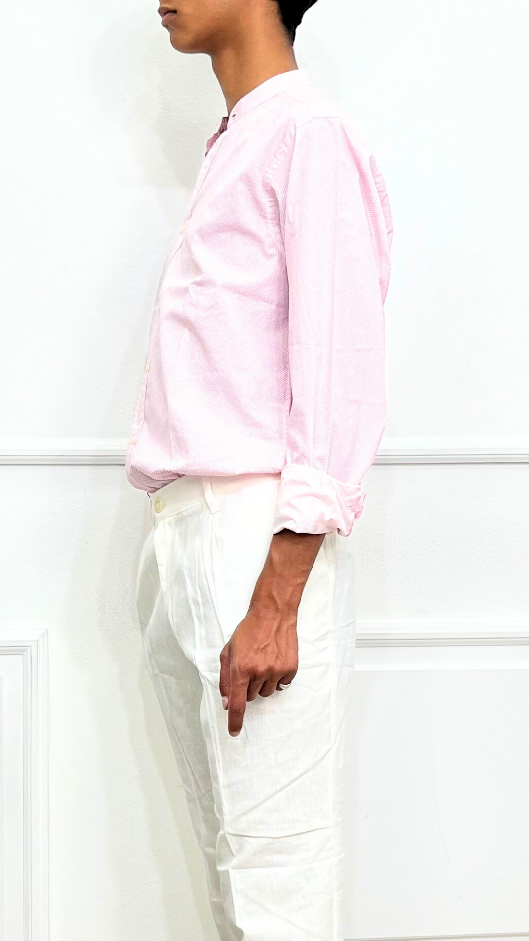 Camicia coreana Rosa - ASCOT SPORT