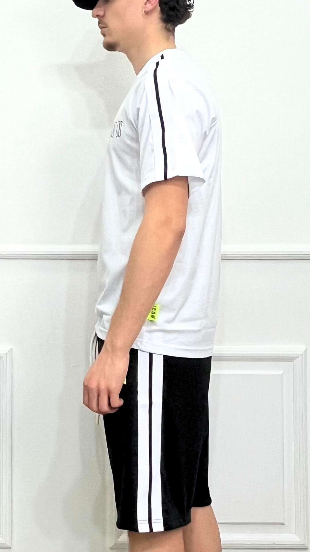 T-shirt con bandine - ICON