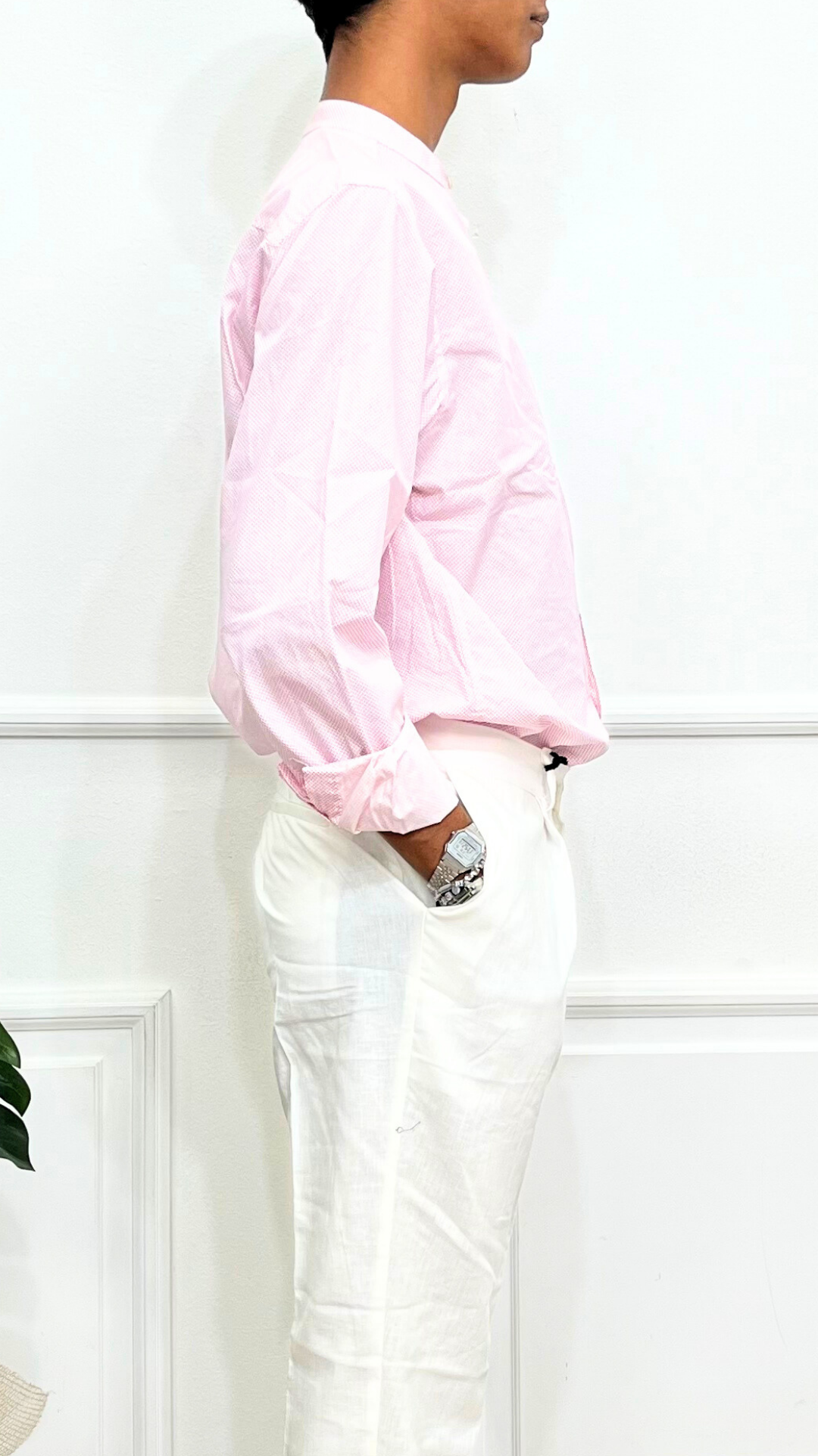 Camicia coreana Rosa - ASCOT SPORT