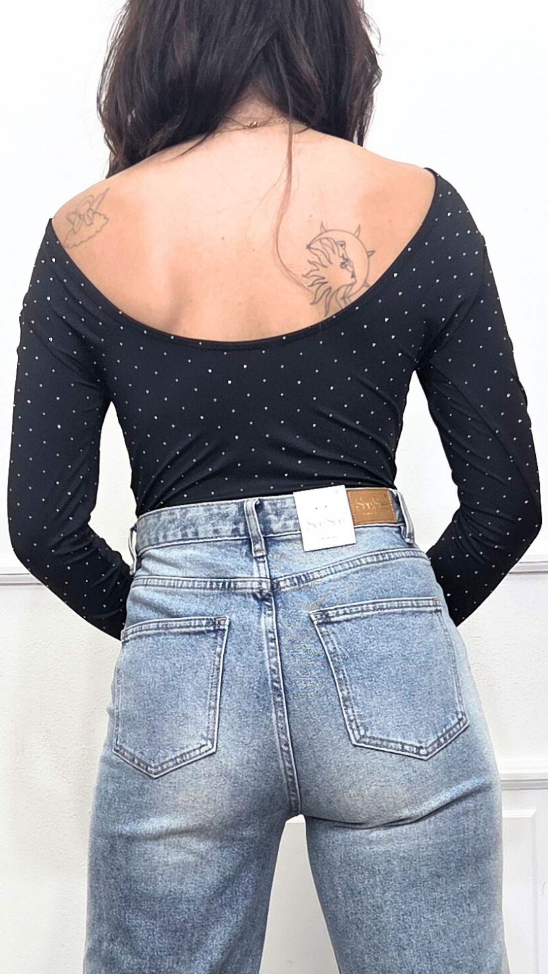 BODY CON BRILLANTINI - VINCEOTTO