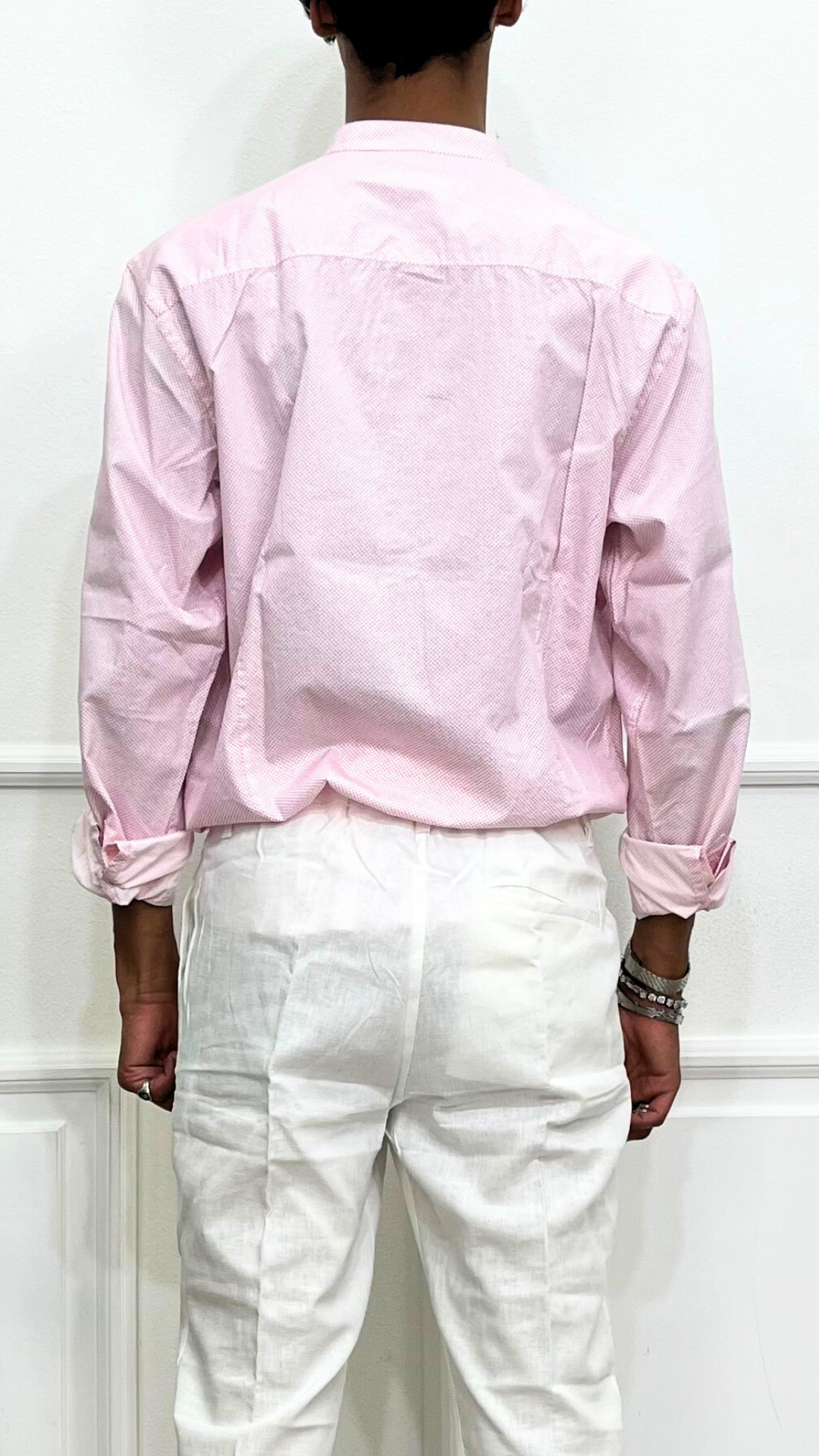 Camicia coreana Rosa - ASCOT SPORT
