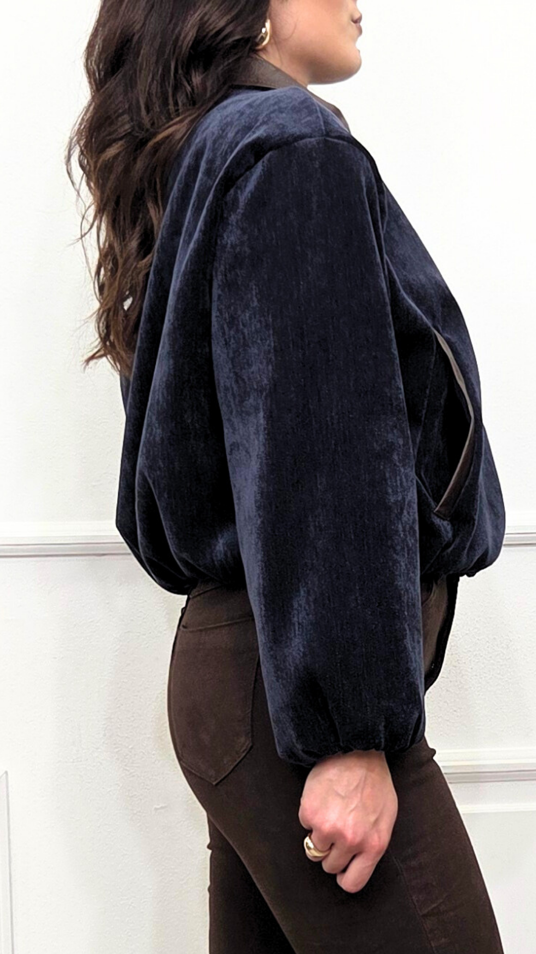 GIACCA CON CERNIERA - BLU ROYAL