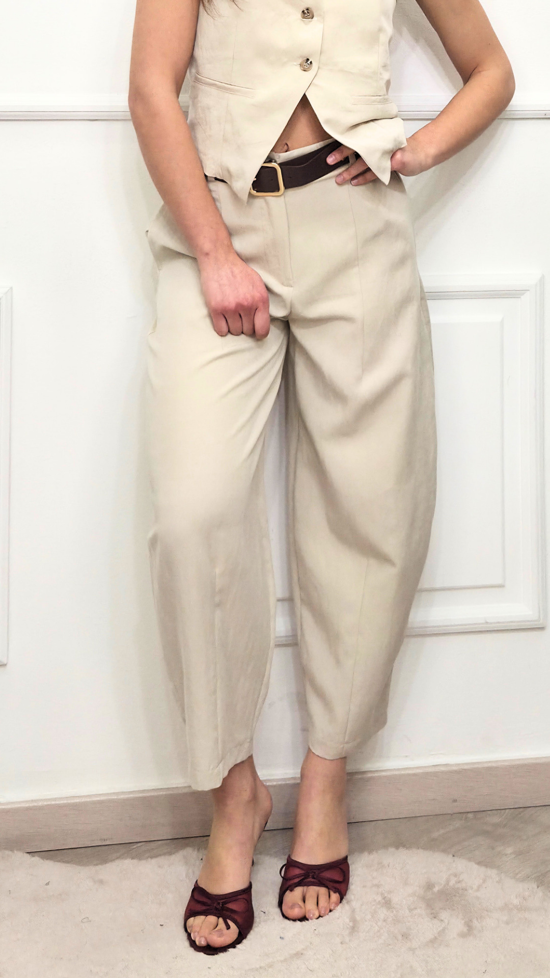 Pantalone Aura Beige