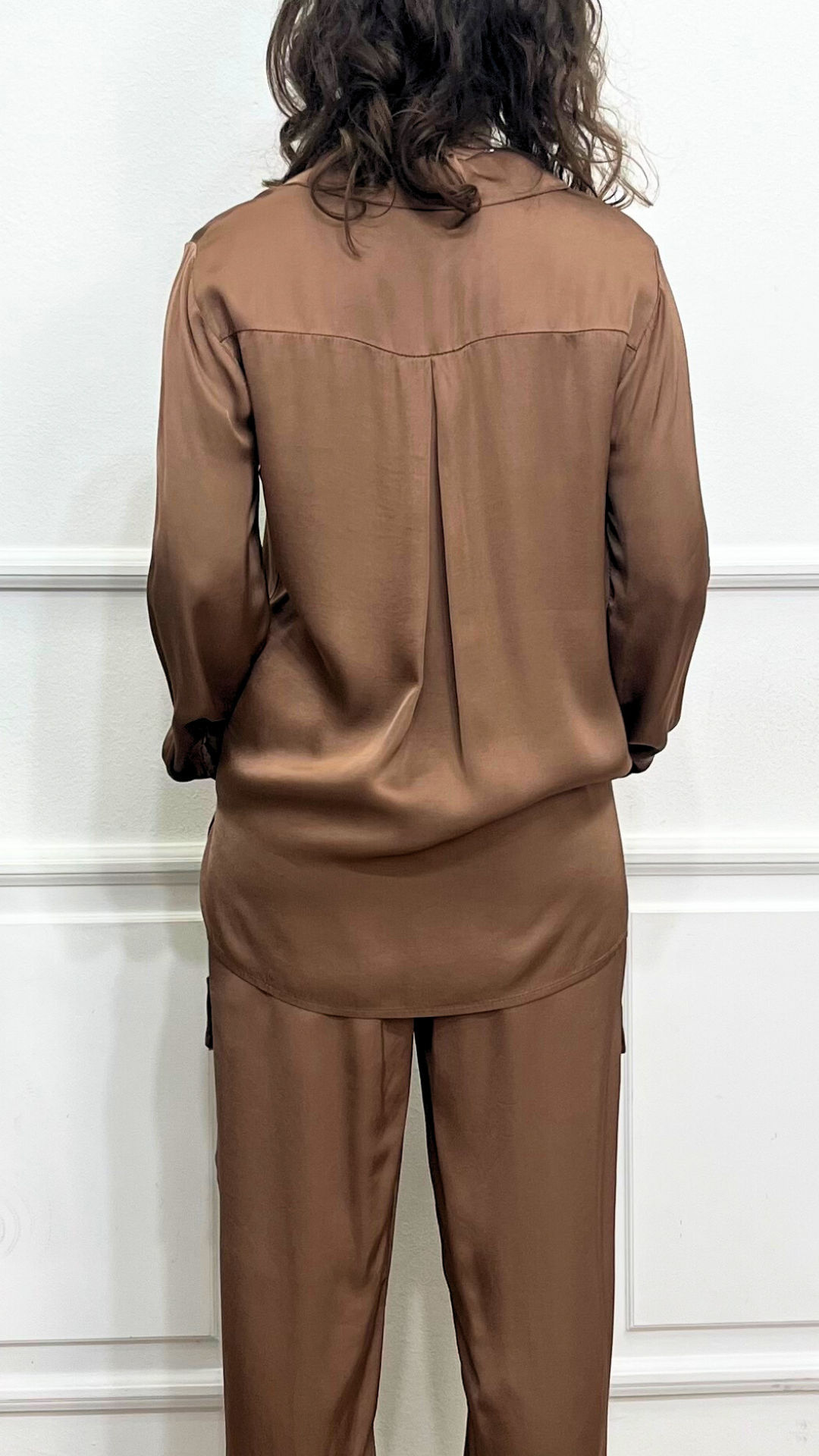 Camicia in raso - ANYPLACE