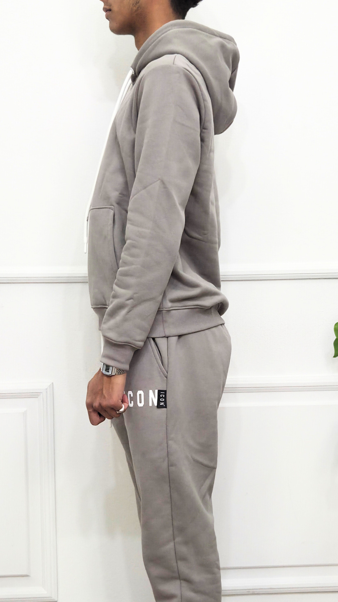 Felpa cappuccio logo piccolo - ICON